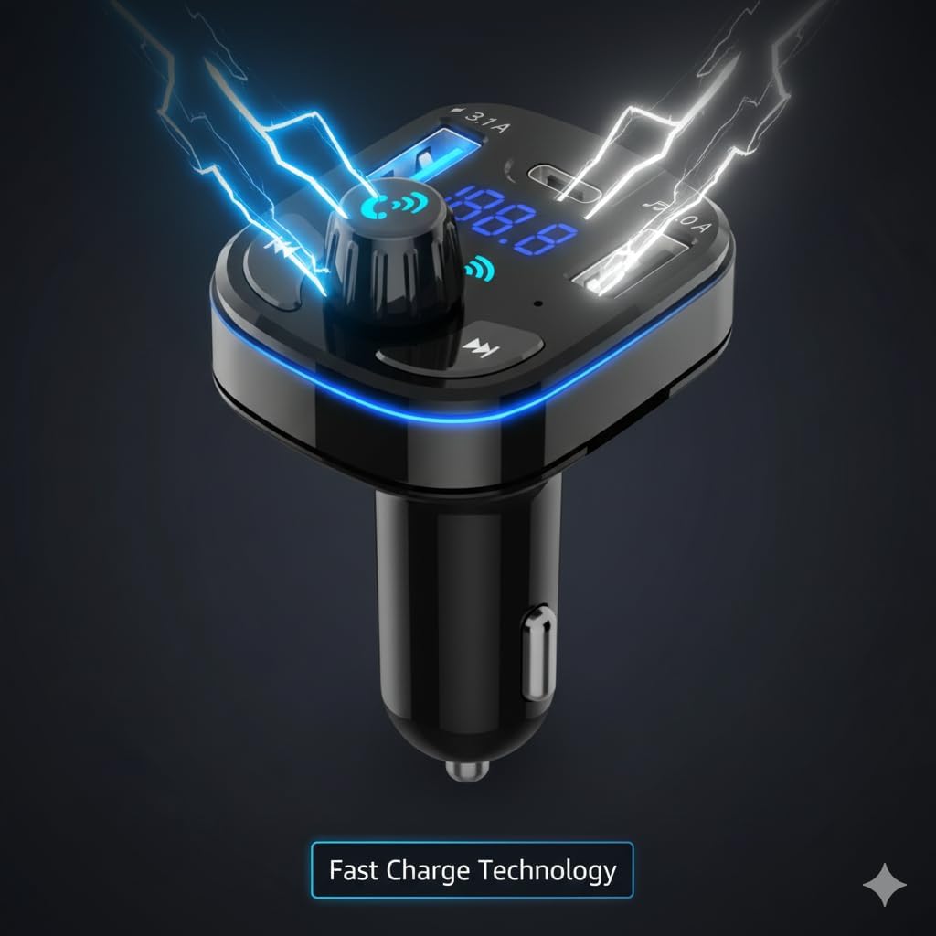 Car Charger with Bluetooth & MP3 Player – KSA