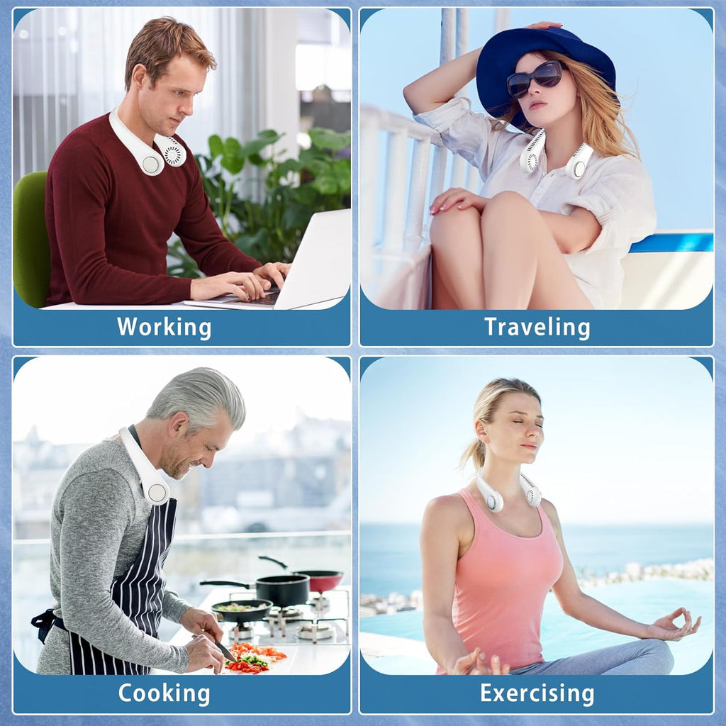 مروحة رقبة معلقة بدون شفرات