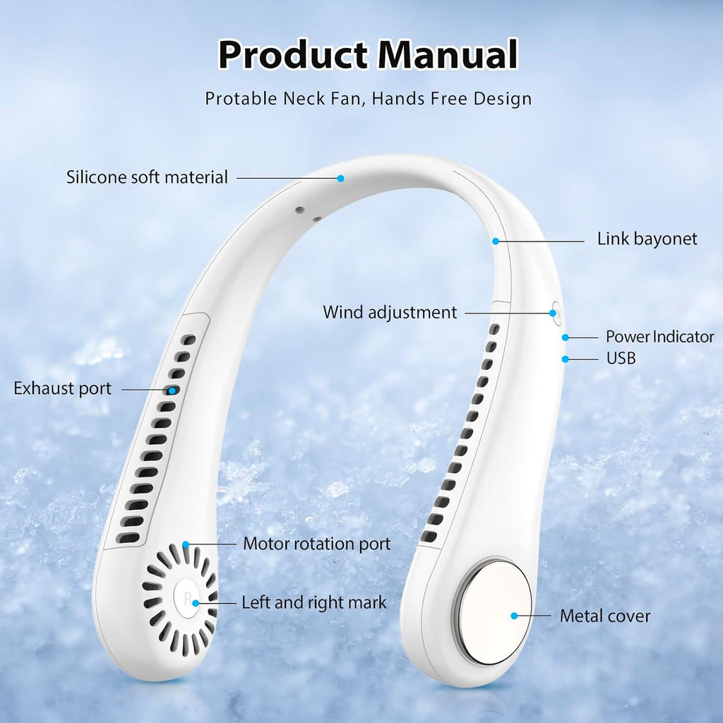 مروحة رقبة معلقة بدون شفرات