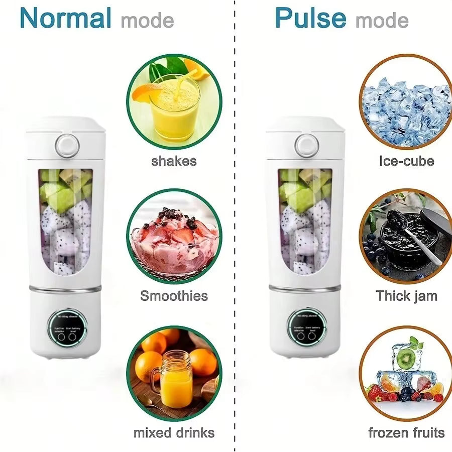 Portable 2-in-1 Juice Blender 700ml – Smoothie & Shake Maker