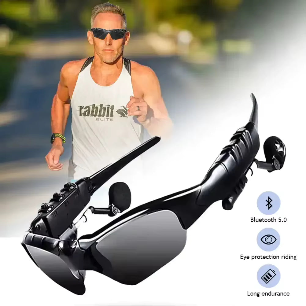 Wireless Bluetooth Headphones and Sunglasses Sports Stereo