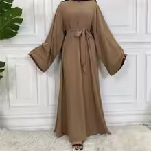 Ramadan Modern Abaya for Women – Turkish Maxi Kaftan, Elegant Islamic Hijab Dress