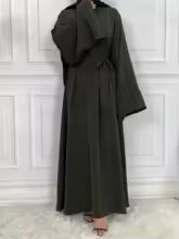Ramadan Modern Abaya for Women – Turkish Maxi Kaftan, Elegant Islamic Hijab Dress