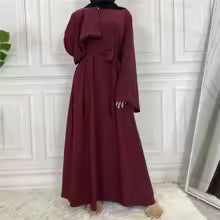 Ramadan Modern Abaya for Women – Turkish Maxi Kaftan, Elegant Islamic Hijab Dress