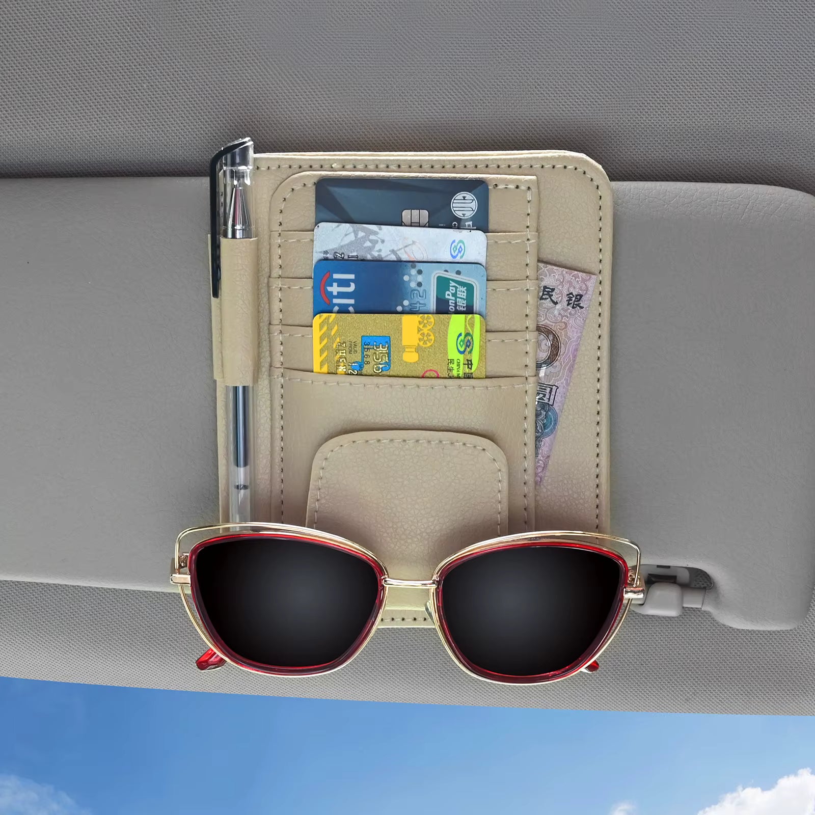 Car Sun Visor Organizer