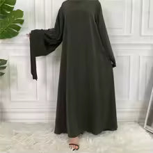 Ramadan Modern Abaya for Women – Turkish Maxi Kaftan, Elegant Islamic Hijab Dress