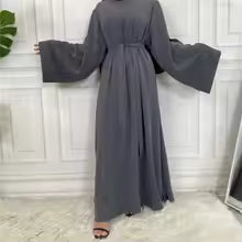 Ramadan Modern Abaya for Women – Turkish Maxi Kaftan, Elegant Islamic Hijab Dress