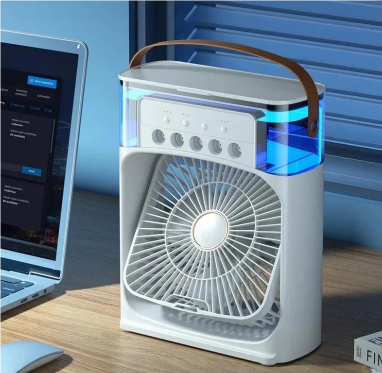 3-in-1 Portable USB Mini Air Cooler & Humidifier