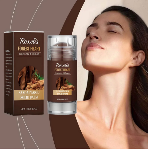 Sandalwood Solid Perfume Balm – Long-Lasting Alcohol-Free Fragrance Stick