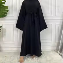Ramadan Modern Abaya for Women – Turkish Maxi Kaftan, Elegant Islamic Hijab Dress