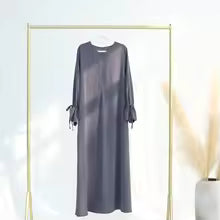 Ramadan Women’s Abaya 2025 – Elegant Modest Islamic Dress, Loose Solid Robe, Turkey Style